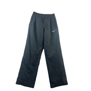 Nike Storm-Fit Black Waterproof Rain Training Ankle Snaps Pants Men's Medium